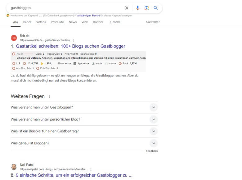 Bei ChatGPT ranken - Gastbloggen